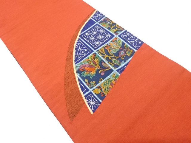 JAPANESE FUKURO OBI / SAGARA KNOTS / FLORAL SARASA